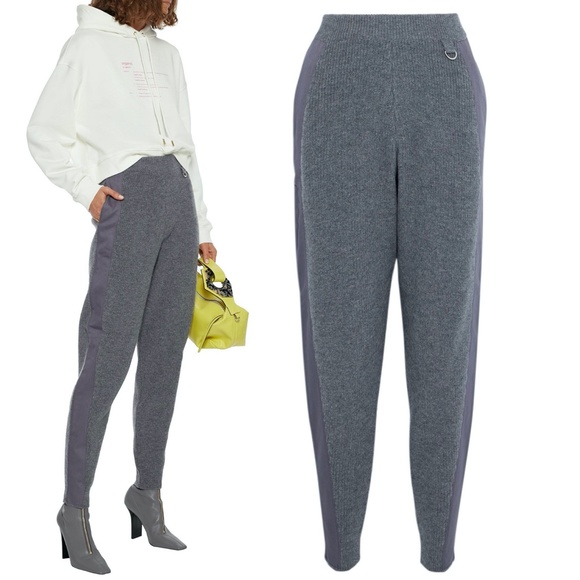 パンツ STELLA McCARTNEY Charcoal Wool Pant Stella McCartney Wool Joggers Trousers Anthracite